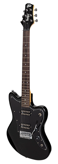Badger BE-C1-BLK Classic Offset Electric Guitar