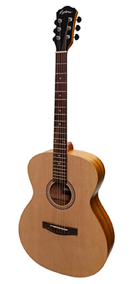 Martinez Left Handed Acoustic Small Body Guitar (Spruce/Koa)