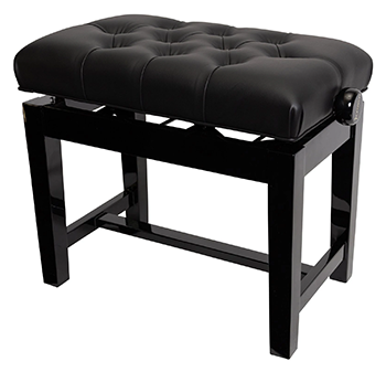Crown CPB-51 Deluxe Frame Tufted Height Adjustable Piano Stool