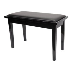 Crown Deluxe Timber Trim Duet Piano Stool with Storage Compartment