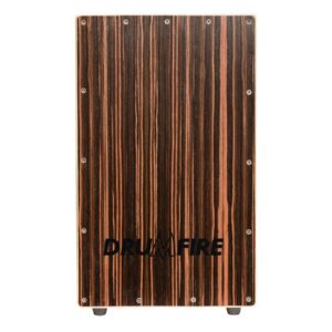 Drumfire Ebony Front Wooden Cajon