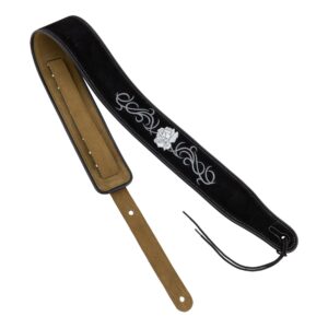 Fretz FGST-ST35 Padded Suede Leather Adjustable Guitar Strap
