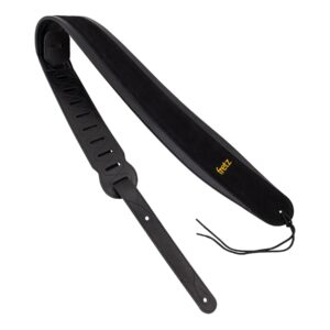 Fretz FGST-LC14 Premium Padded Leather Adjustable Guitar Strap