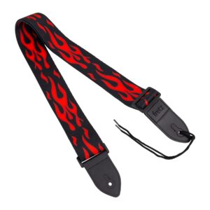 Fretz FGST-C21 Printed Polyweb Guitar Strap