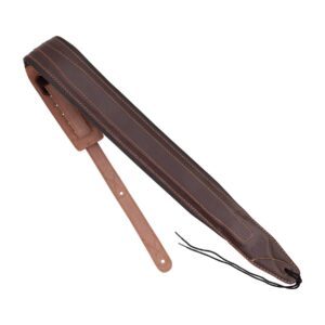 Fretz FUST-PP3 Thick Padded Layered Genuine Leather Adjustable Guitar Strap