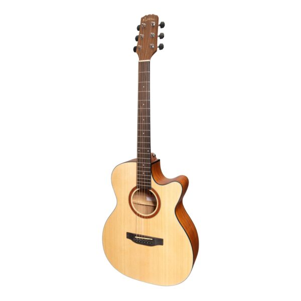Martinez MNFC-15-SOP 'Natural Series' Spruce Top Acoustic-Electric Small Body Cutaway Guitar