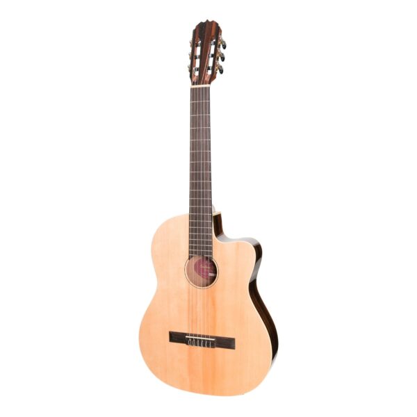 Martinez MCTC-7C-NGL 'Southern Star Series' Spruce Solid Top Acoustic-Electric Thin line Classical Cutaway Guitar