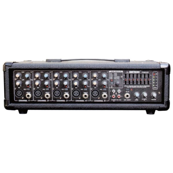 Soundt SFF-520D - 5-Channel 200W Powered Mixer with Digital Mufti-Effects