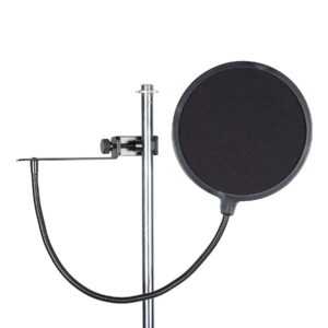 Soundart SPF-P1EC-BLK Nylon Fabric Pop Filter
