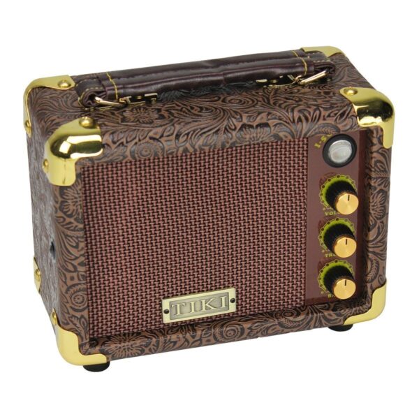 The Tiki TK-U-PBRN Portable Ukulele Amplifier